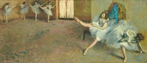 バレエの前 作： Edgar Degas