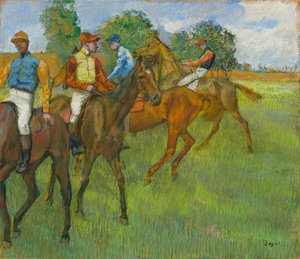 レース前 作： Edgar Degas