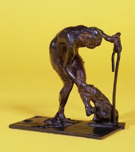 Bending Dancer（ブロンズ 作： Edgar Degas