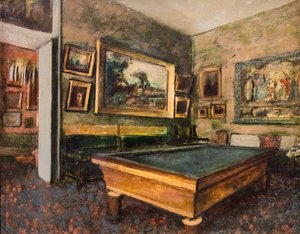 ビリヤード・ルーム 作： Edgar Degas