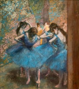ブルーのダンサー。1893-96年頃。油彩・キャンバス
