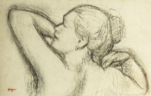 女性の胸像;女性の胸像、 作： Edgar Degas