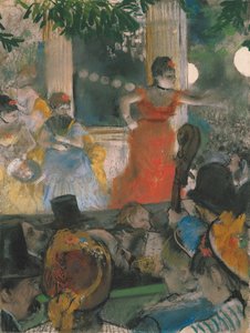レアンバサダーでのカフェコンサート 作： Edgar Degas