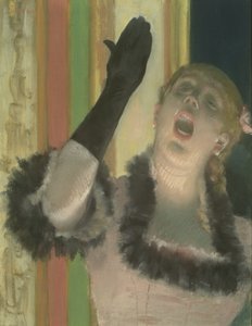 カフェ歌手、1878年頃（キャンバスにパステル） 作： Edgar Degas