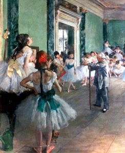 ダンスクラス、1874 作： Edgar Degas