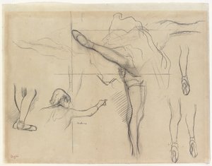 ダンサー-6つのスケッチ 作： Edgar Degas