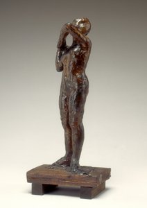 ボディスのショルダー ストラップを調整するダンサー、1880 年代 1890 年代。 作： Edgar Degas