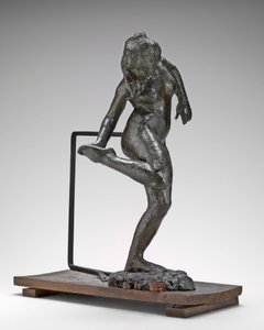 右足の裏を見るダンサー、c. 1890年代。 作： Edgar Degas
