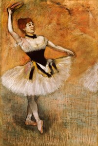 タンバリンのダンサー、1882年 作： Edgar Degas