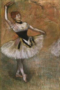 タンバリンのダンサー、1882年頃 作： Edgar Degas