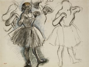 ダンサー;ダンサー、 作： Edgar Degas