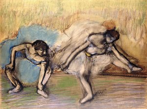 安静時のダンサー、1896年 作： Edgar Degas