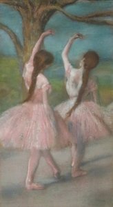 ピンクのダンサー 作： Edgar Degas