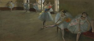 教室のダンサー、1880年頃 作： Edgar Degas