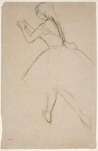 腕を伸ばして歩く姿勢で踊る