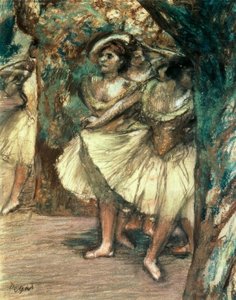 緑のダンサー 作： Edgar Degas