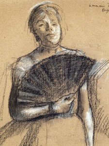 ダンサー（1876年頃）。エドガー・ドガ（1834-1917）。紙棒にパステル、木炭。パリ市立美術博物館、ピューパレ。