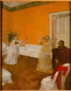 歌のレッスン 作： Edgar Degas