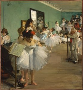 ダンスレッスン。 1874 作： Edgar Degas