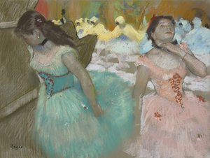 仮面ダンサーの入り口、1879年 作： Edgar Degas