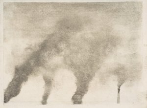 ファクトリースモーク、1877-79。 作： Edgar Degas