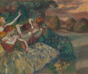 4人のダンサー 作： Edgar Degas