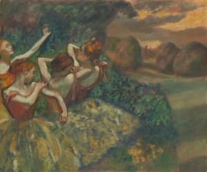 4人のダンサー、c。 1899年。 作： Edgar Degas