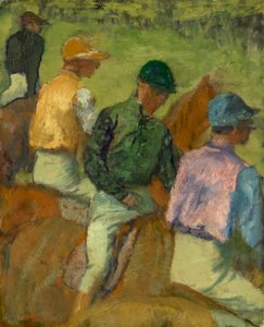 4人のジョッキー 作： Edgar Degas