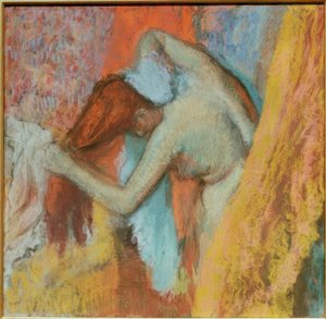 トイレの女性 作： Edgar Degas