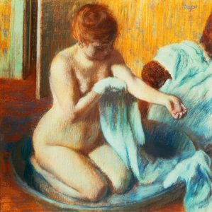 浴槽の女 作： Edgar Degas