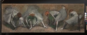 ダンサーのフリーズ、1895年頃 作： Edgar Degas