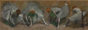 ダンサーのフリーズc。 1895 作： Edgar Degas
