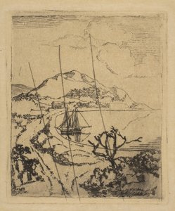 ギリシャの風景、1856年。