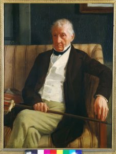 アーティストの祖父、ヒレールドガ 作： Edgar Degas