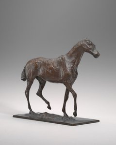 ホース ウォーキング、オリジナル ワックス、おそらく 1870 年代初期、キャスト c. 19201921. 作： Edgar Degas