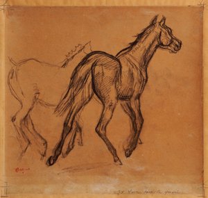 馬、1882年頃 作： Edgar Degas