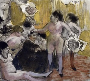 モーリスポタン、1933年に彫刻されたガイドモーパッサン（1850-93）の「ラメゾンテリエ」のイラスト