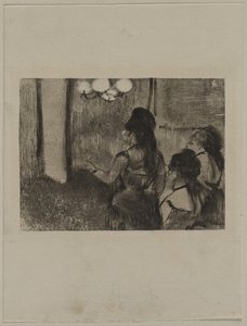 サロンで 作： Edgar Degas