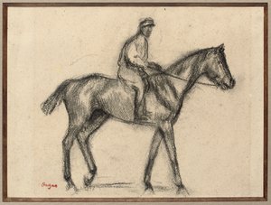 騎手、 作： Edgar Degas