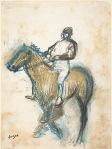 ジョッキー、c。 1898年。 作： Edgar Degas