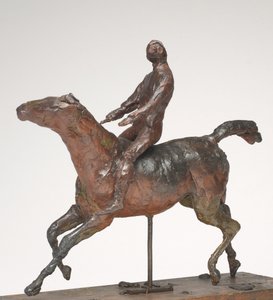 ジョッキー、1870年代半ば。 作： Edgar Degas