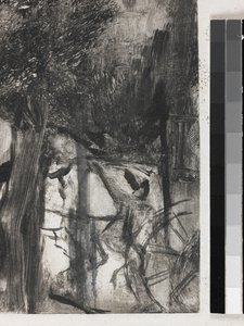 アベニューデュボワ 作： Edgar Degas
