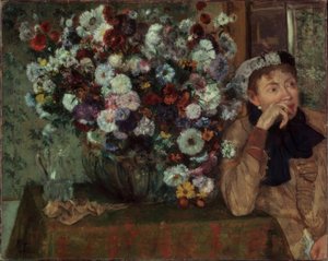 菊の女 作： Edgar Degas
