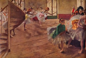 La Repetition、c1874 1935 作： Edgar Degas