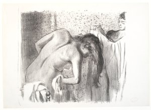 お風呂上がり（大盤） 作： Edgar Degas