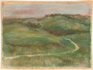 風景 作： Edgar Degas