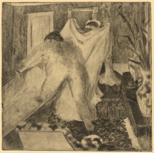 バスを出る ラ・ソーティ・デュ・ベイン、c。 18791880。