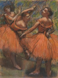 赤いスカート 1807-1901年頃 パステル、紙 作： Edgar Degas