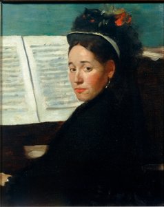 ピアノを弾くミス・ダイハオ 作： Edgar Degas