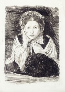 マルグリット、1860〜62年頃 作： Edgar Degas
